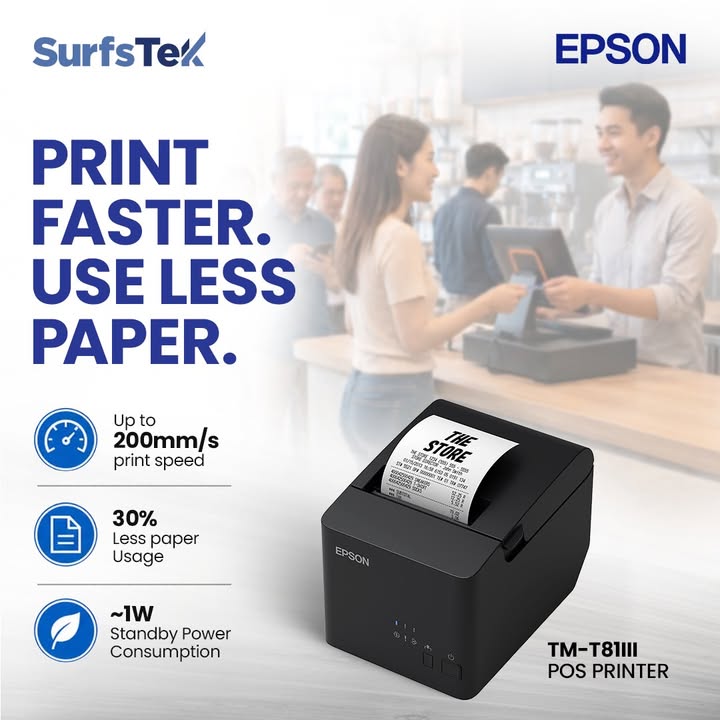 Busy counters need receipt printing that can keep pace. The ๐๐ฉ๐ฌ๐จ๐ง ๐๐-๐๐๐๐๐๐ delivers print speedsโฆ